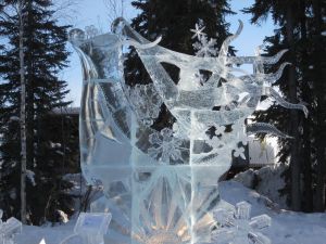 Ice Sculpture, abstract